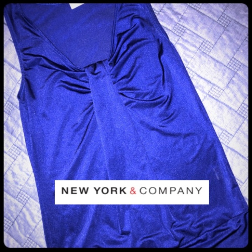 💟NY&Co Royal Blue Sleeveless Top